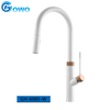 Modern Style Single Handle Brass Kitchen Sink Faucets