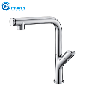 Small Size New Design Brass Material Pull Out Head Two Function Kitchen Tap