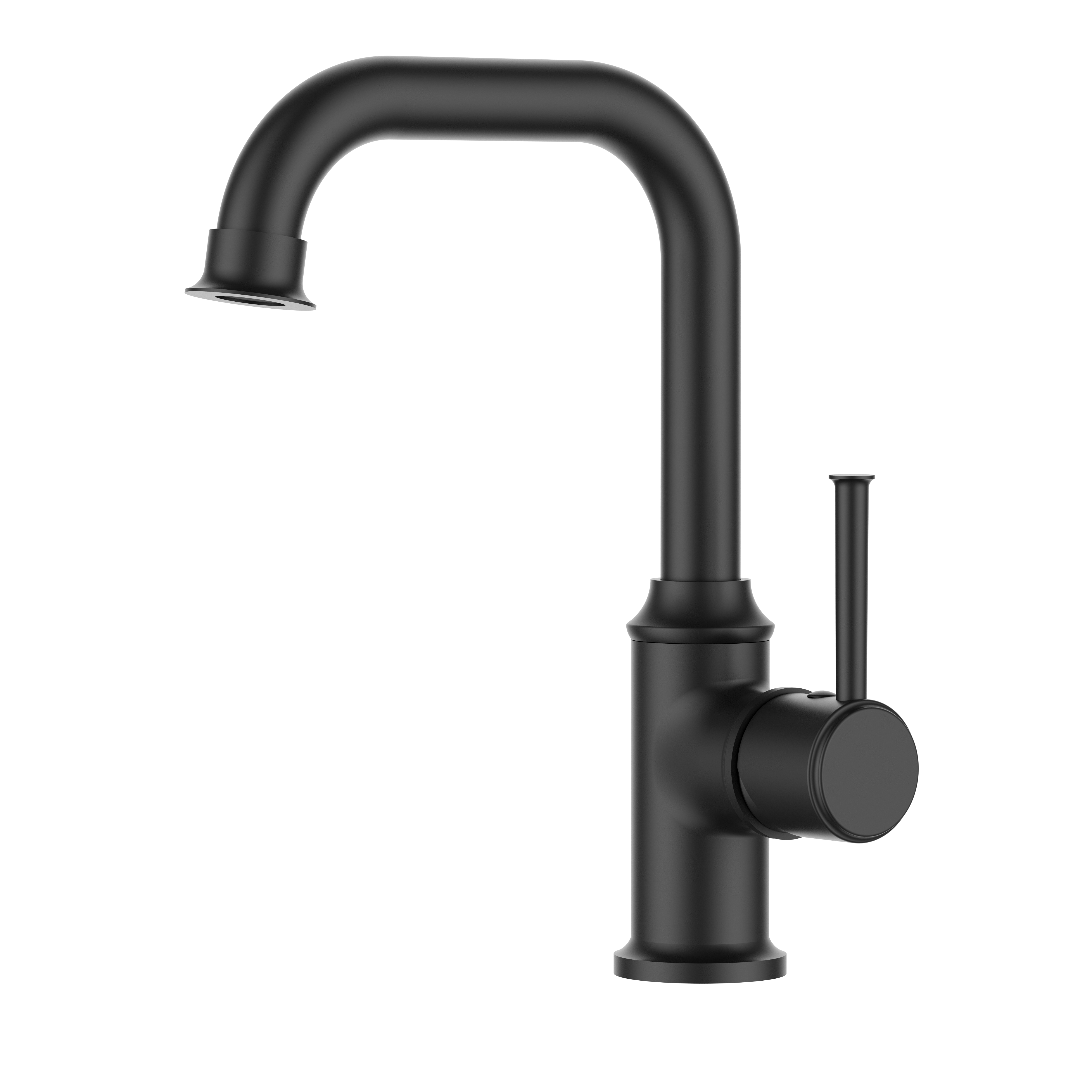 Matte Black Brass Basin Faucet Multifunctional
