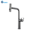 Single Handle Pull Out Tap with Pull Down Spray Low Lead Brass Core Kitchen Faucet GH-6033-PG