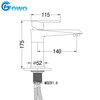 Gold Brass Material Good Quality Modern Style Toilet Basin Faucets Tap