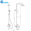 Brass Body Stainless Steel Flexible Pipe Good Quality Luxury Bath Shower Set