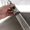 NSF CUPC Brush Nickel Color Zinc Faucet Body Pull Down Vintage Style Kitchen Faucet