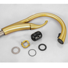 Brand New Gold Pull Out Rotating Taps Kitchen Faucet With High Quality