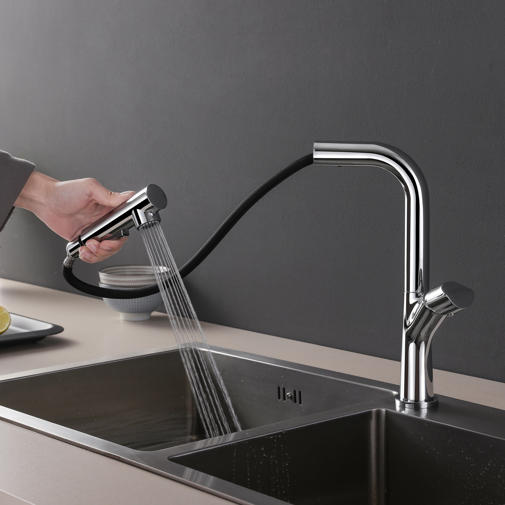 brass kitchen faucets