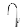 Brass Elegant Style Pull Down Sliver Color Good Quality Kitchen Mixer Faucet