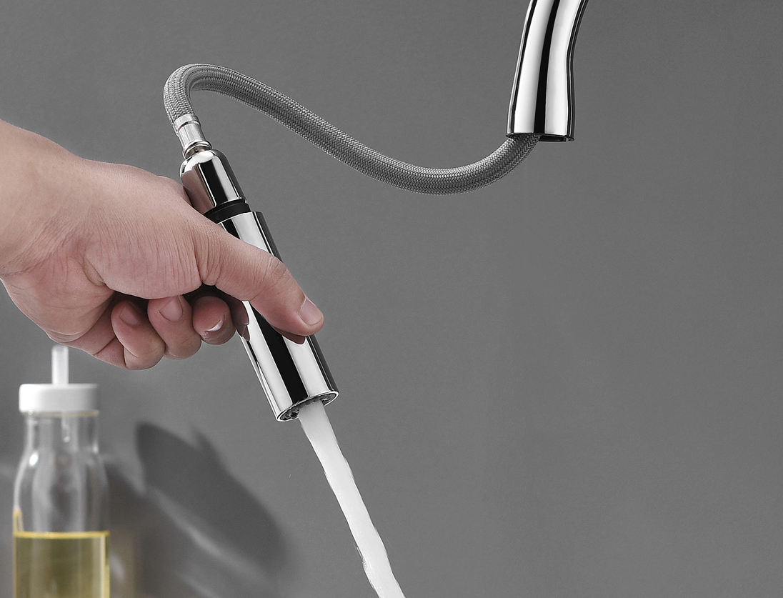 kitchen faucet with spray