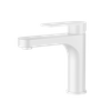 Conventional Basin Sink Faucet Bathroom Matte White