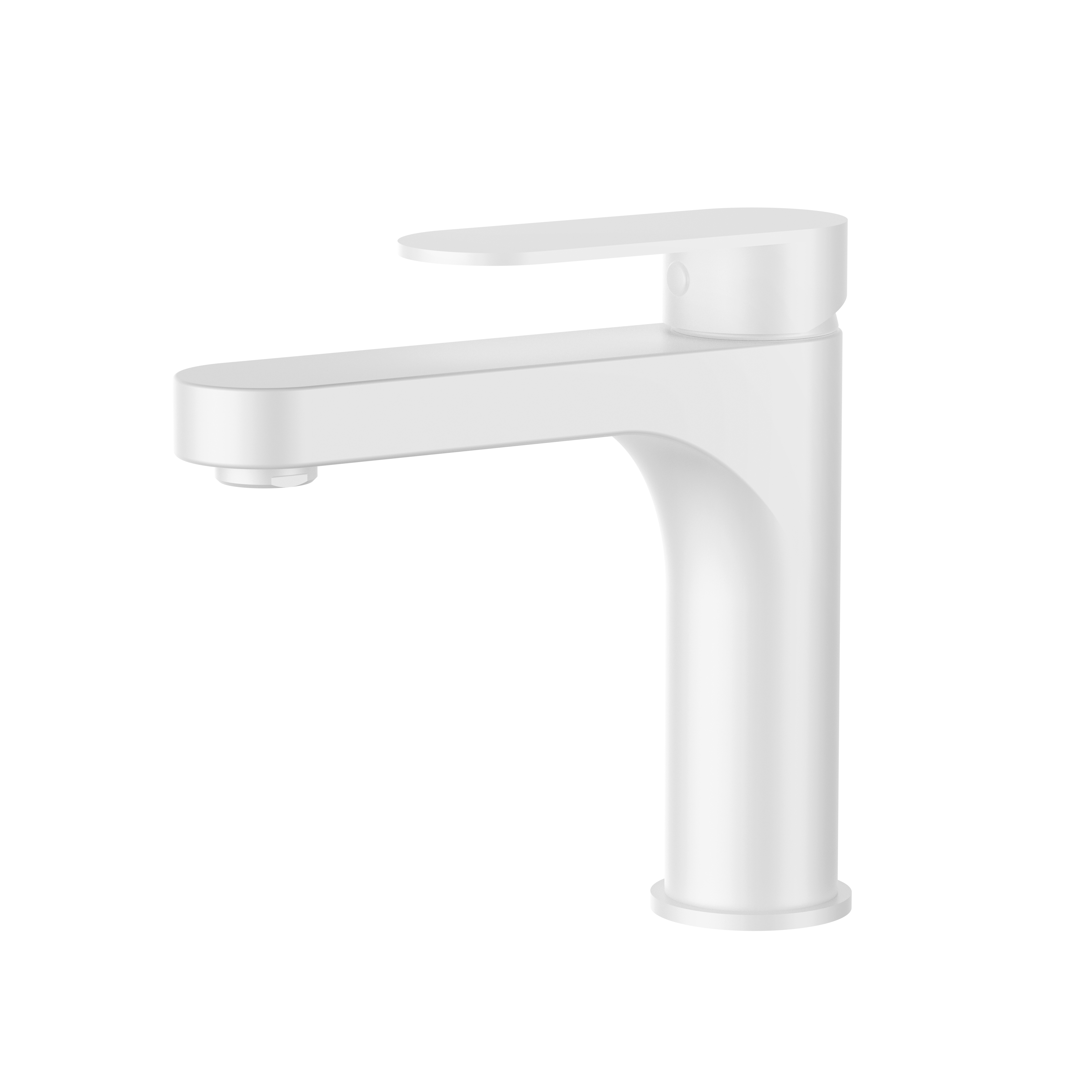 Conventional Basin Sink Faucet Bathroom Matte White