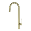 Matte Gold Material Elegant Kitchen Faucet Office Used