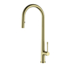Modern Single Handle Single Hole Pull-Out Matt Gold ZINC Kitchen Faucet--GH-6026-MG