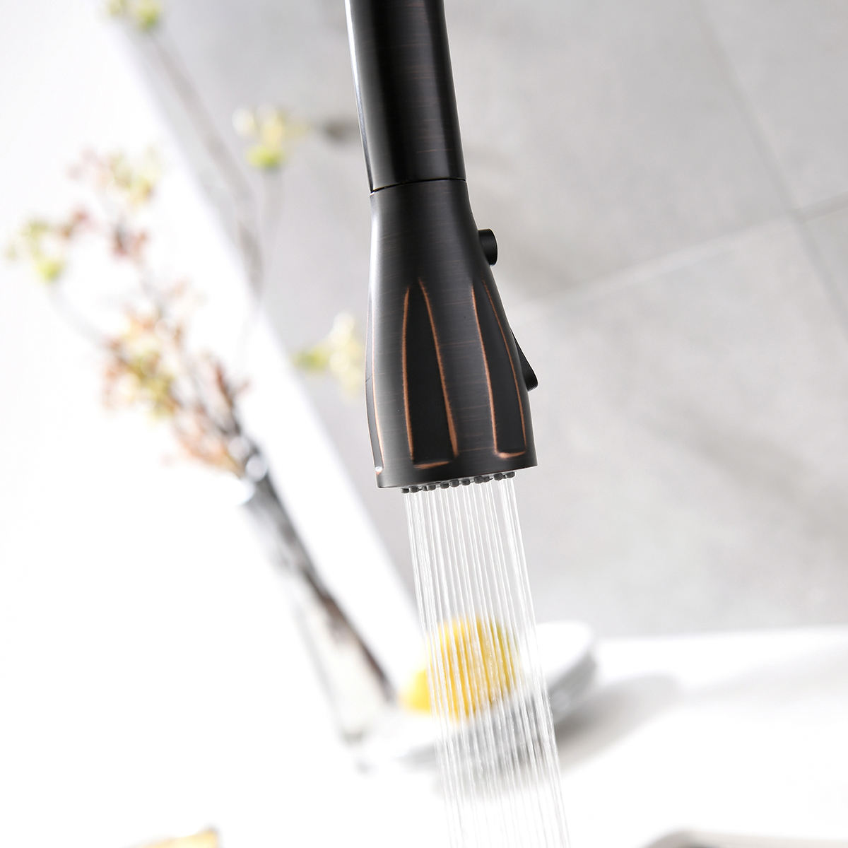 oil rubbed bronze kitchen faucets
