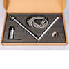 Dual Sink Hole Square Spout Hot And Cold Gold Water Faucet for Kitchen Sink