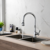 Pull Down Vintage Big Shower Spray CUPC Washing Sink Water Faucet Tap