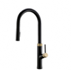 New Design Pipe Matte Black Sink Faucet Kitchen Mixer With Ce Certificate