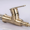 Yellow Bronze Color Good Quality Vintage Style NSF Certificate Washing Sink Tap