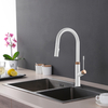 American Cupc New Modern Black And Gold Brass Body Pull Out Kitchen Faucet