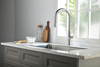 Modern Brass Chrome Pull Out Kitchen Mixer Tap