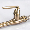 Yellow Bronze Zamak Material Shower Spray Washing Sink Water Faucet