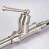 NSF CUPC Brush Nickel Color Zinc Faucet Body Pull Down Vintage Style Kitchen Faucet