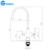 Small Filter Water Brass Kitchen Faucet Chrome
