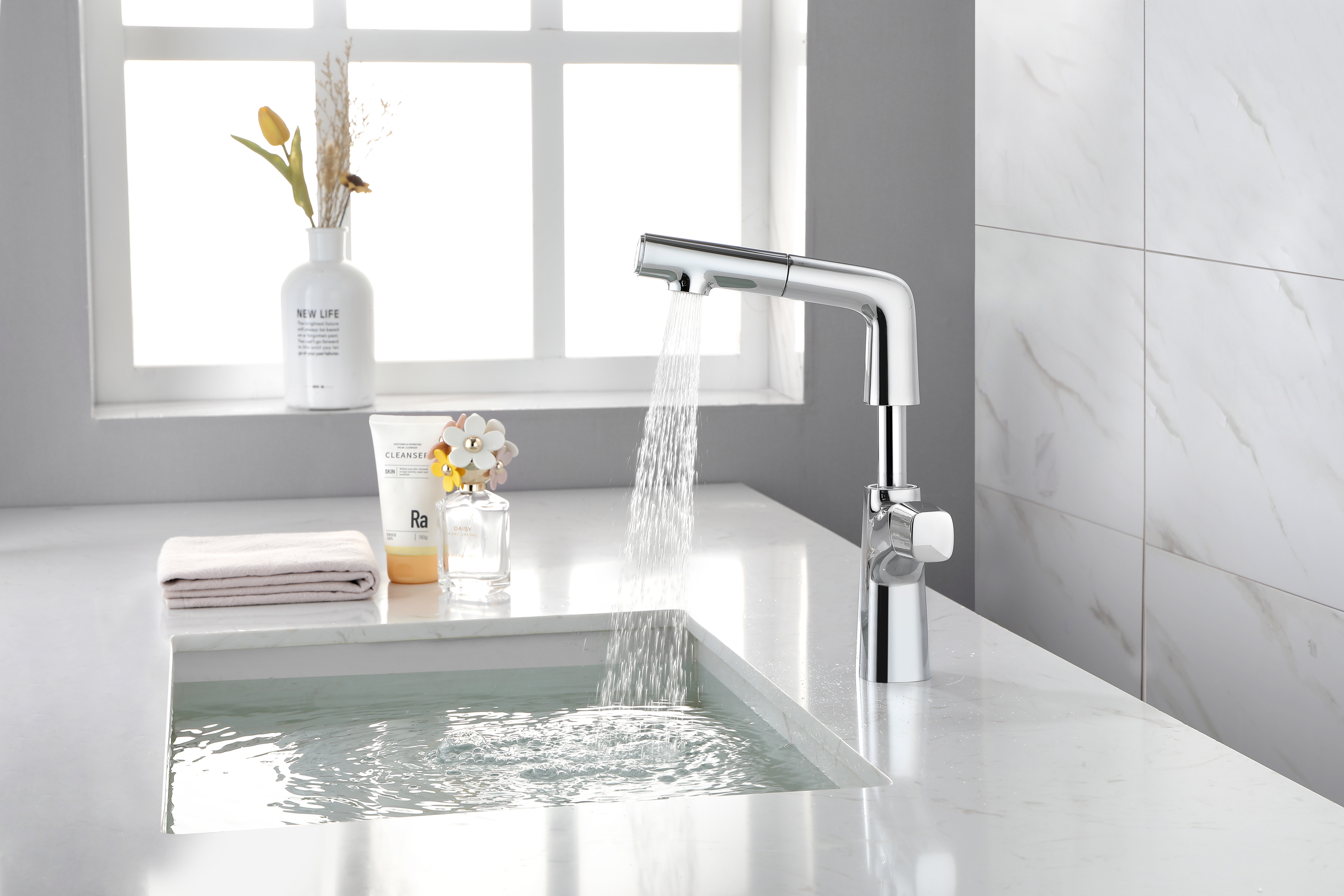 single basin faucet