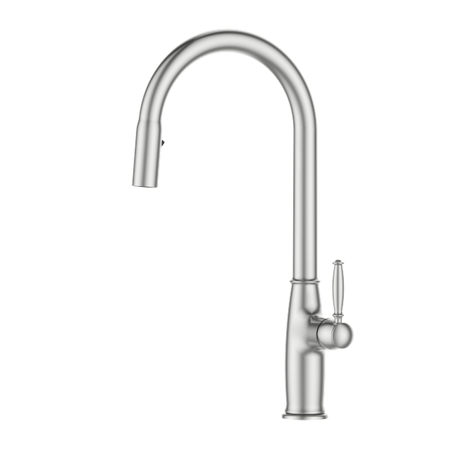 Special Design Single Handle Kitchen Faucet Brushed Nickel