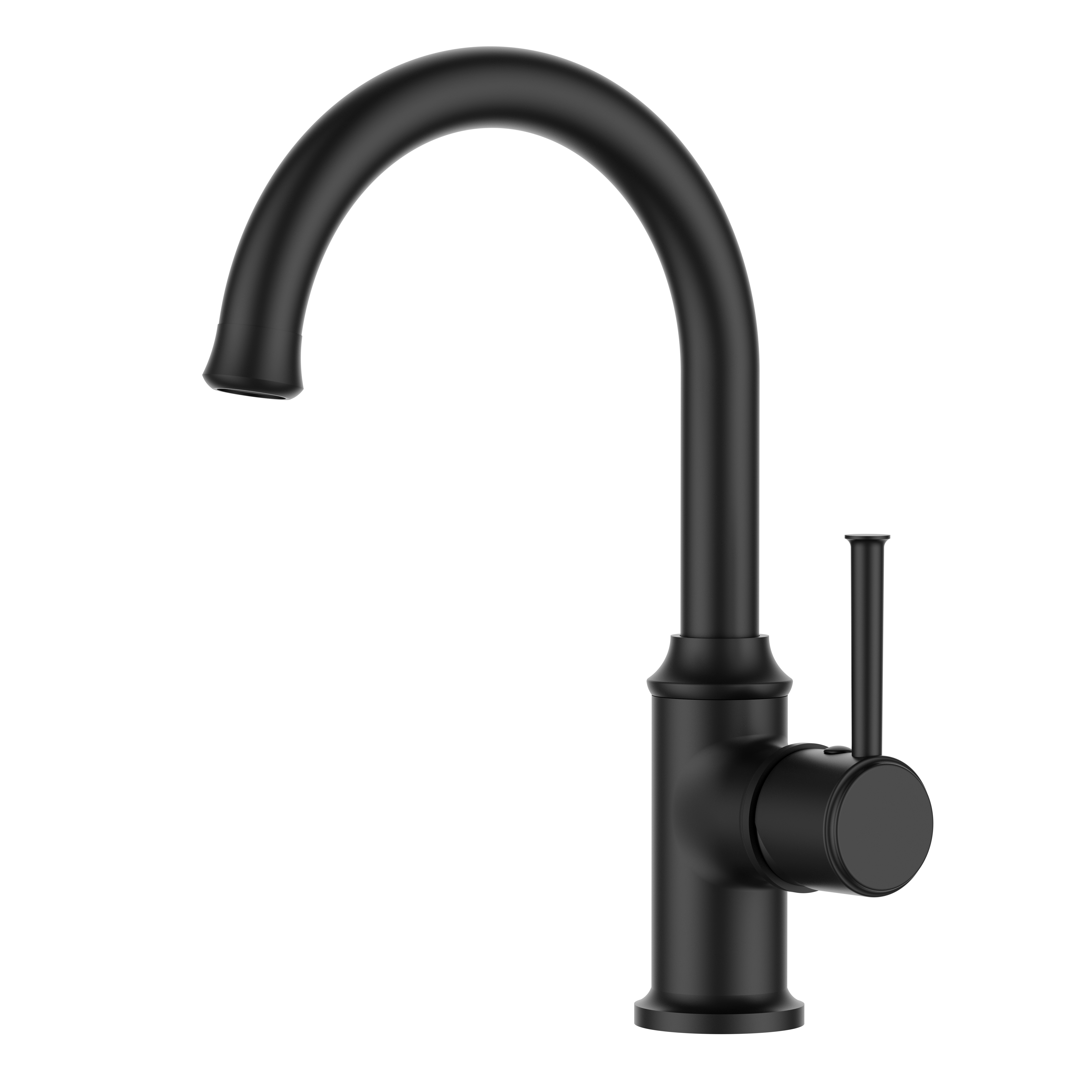 Multifunctional Brass Basin Faucet Matte Black