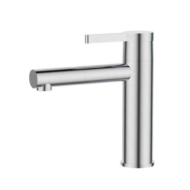 Hot Sell Tall ChromeWhite Gold Brass Basin Faucet Long Neck