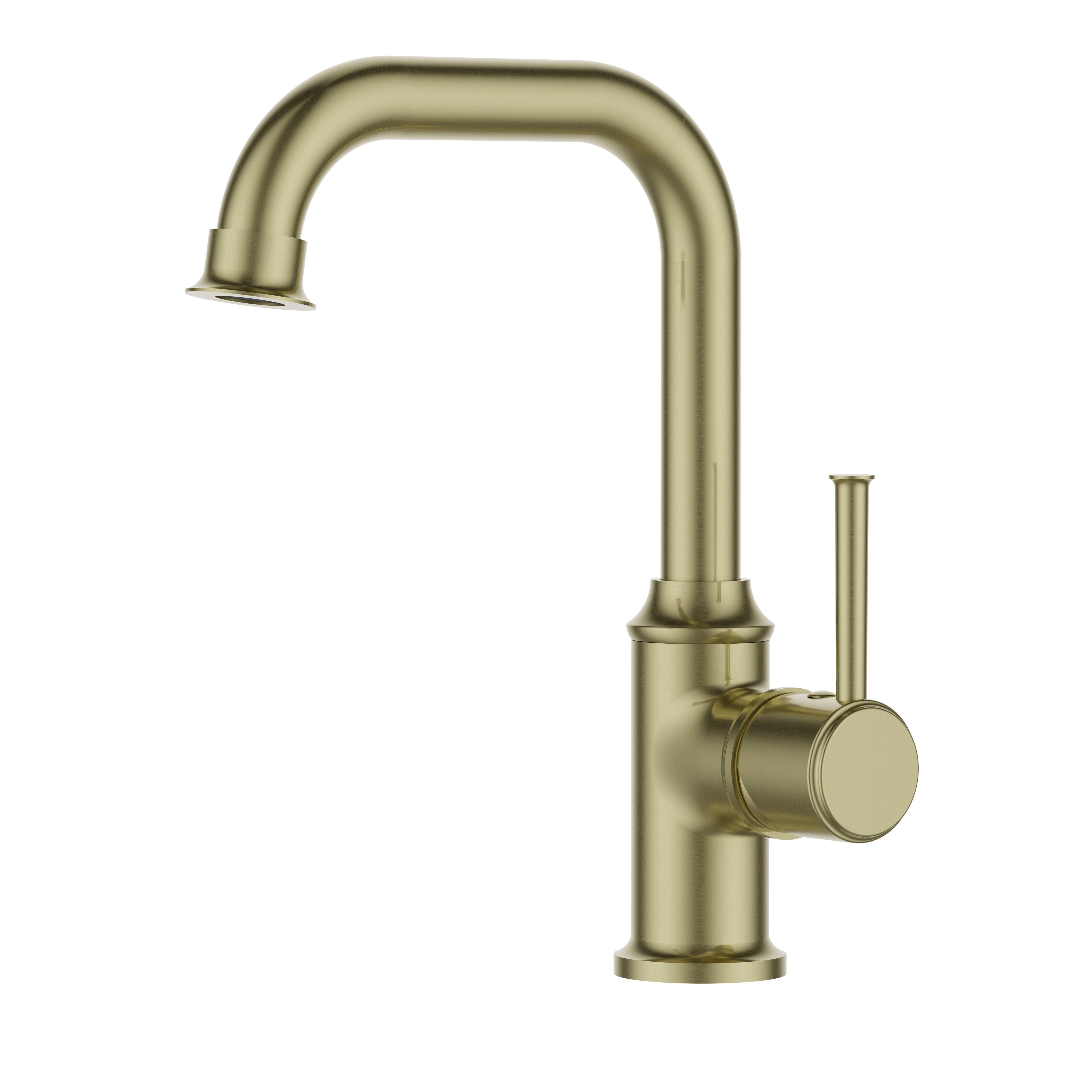 Matte Gold Brass Basin Faucet Multifunctional
