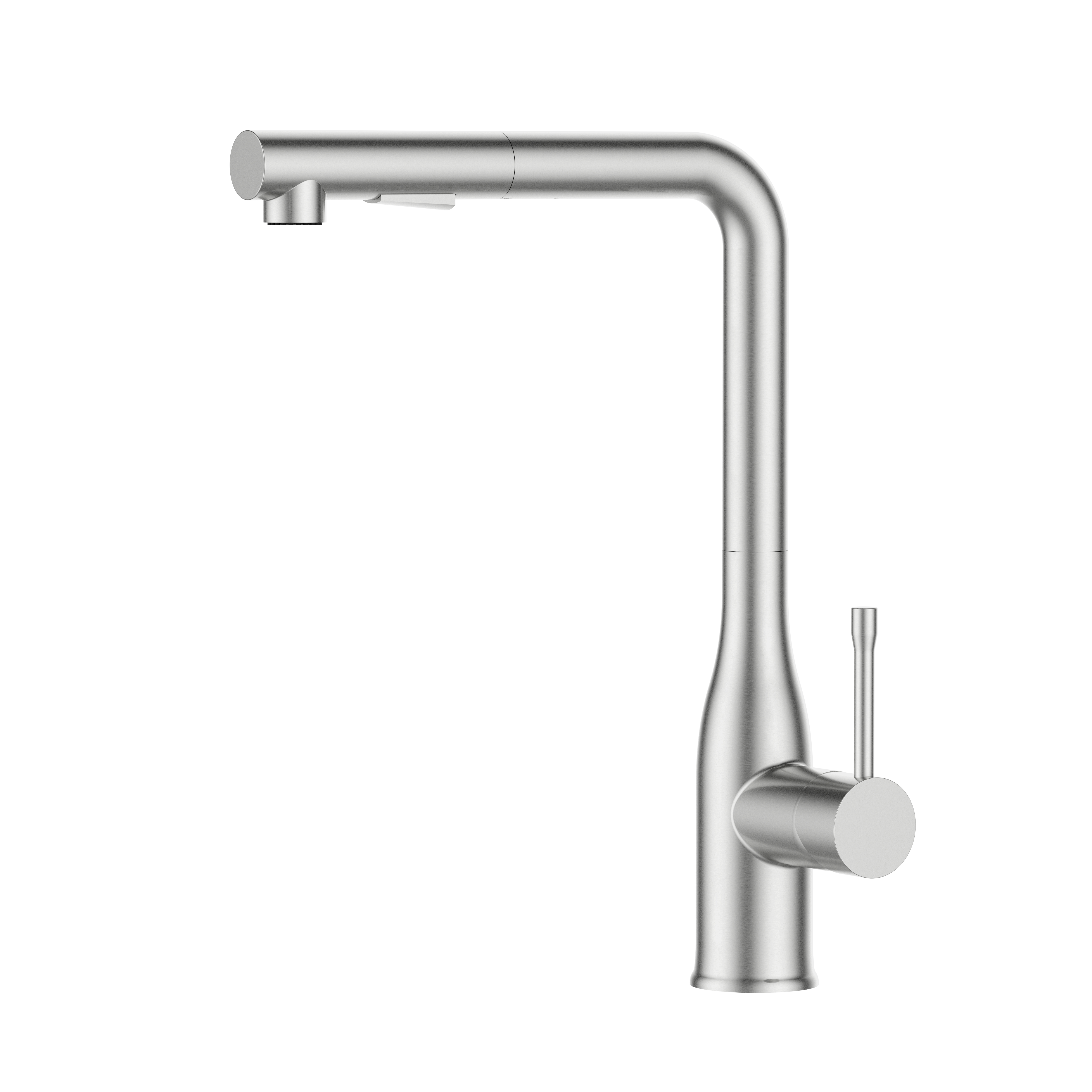 Material Brushed Nickel Kitchen Faucet Common Style