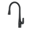 Matte Black Kitchen Faucet Pull Down Spray
